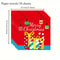 Christmas Party Tableware Set 10Pack Disposable Paper Plates And Cups With Napkins Banner Decor 5