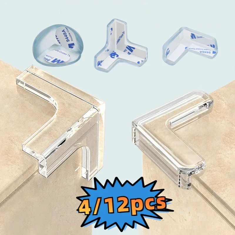 12Pack Baby Proofing Corner Protectors Set Silicone Corner Guards And Child Safety Outlet Covers 0