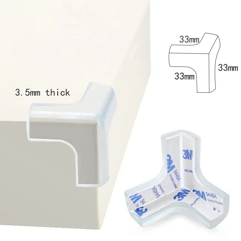 12Pack Baby Proofing Corner Protectors Set Silicone Corner Guards And Child Safety Outlet Covers 4