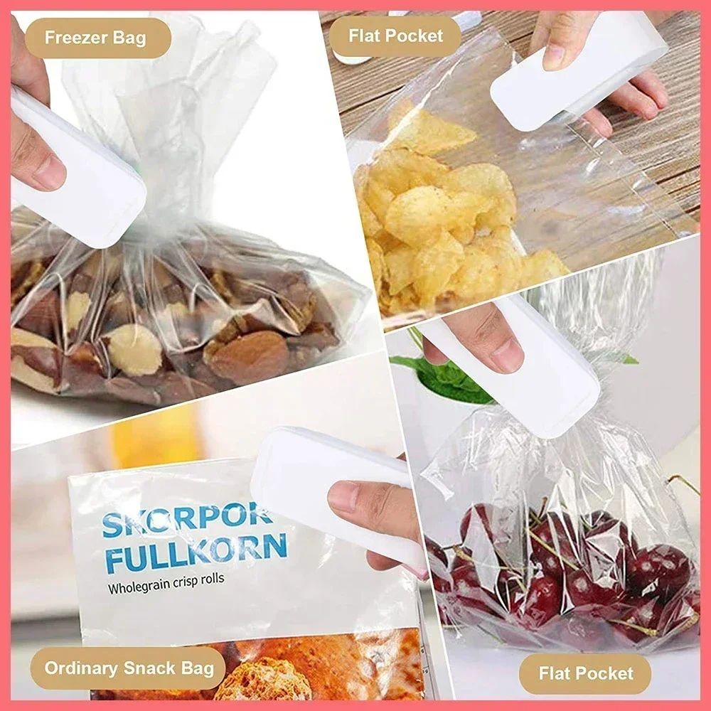Mini Heat Sealer Magnetic Portable Bag Sealing Machine For Snacks Food Storage 2