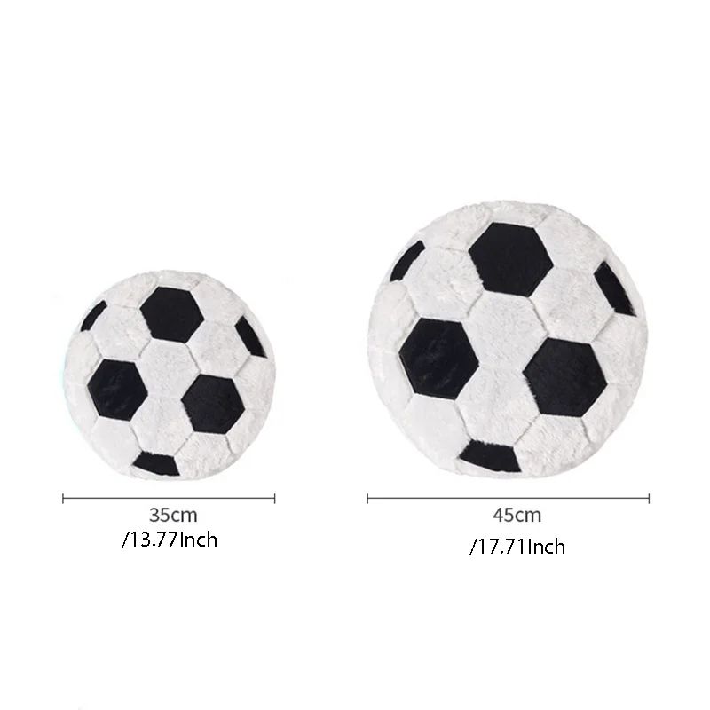 Football Plush Pillow Soft Fan Cushion For Couch Bed Cozy Football Throw Pillow For Kids Teens S 5