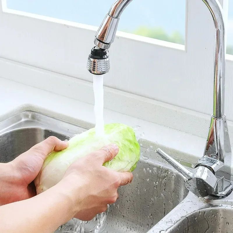 360 Rotating Kitchen Faucet Sprayer Attachment AntiSplash Faucet Extender With Universal Tap Nozzle 3