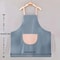 Waterproof Canvas Cooking Apron For Men Women OilResistant Kitchen Apron With Adjustable Neck Stra 2