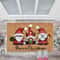 Christmas Gnome Doormat 2Piece Set Holiday Welcome Mat With Soft Absorbent NonSlip Backing 4