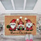 Christmas Gnome Doormat 2Piece Set Holiday Welcome Mat With Soft Absorbent NonSlip Backing 4