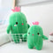 Kawaii Cactus Plush Pillow Soft Stuffed Plant Pillow For Cozy Home Decor 3