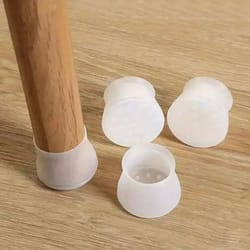 silicone chair leg protectors (10-pack) anti-slip chair leg caps for quiet, scratch-free floors