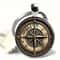 Vintage Compass Keychain Bag Charm Car Pendant Nautical Gift For Men 5