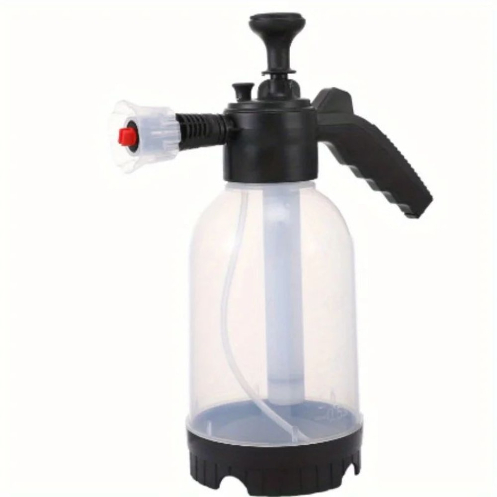 2L Hand Pump Foam Sprayer For Car Wash Window Cleaning Manual Foam Cannon 4