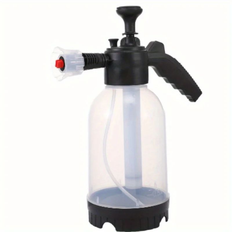 2L Hand Pump Foam Sprayer For Car Wash Window Cleaning Manual Foam Cannon 4