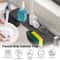 Silicone Kitchen Sink Organizer With Dual Pockets Sink Splash Guard QuickDrain Mat 1