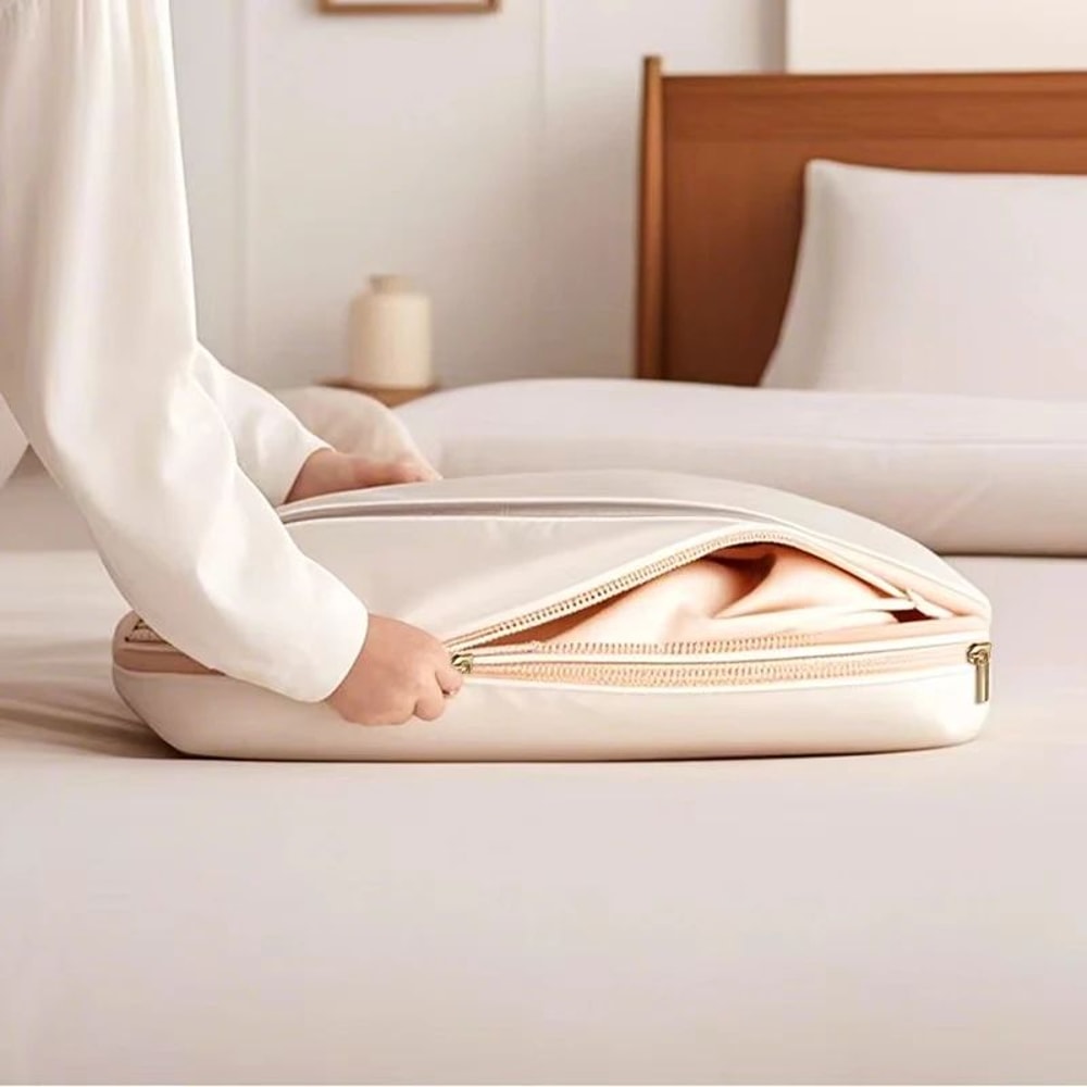 Hanging Compression Storage Bag For Winter Coats Visible Dustproof Garment Cover SpaceSaving Wardr 5