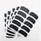 Waterproof Eye Black Stickers For Game Day SelfAdhesive Sports Face Strips Erasable 5