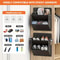 Foldable Wall Mounted Shoe Organizer With Adhesive Pockets For RV Closet Small Spaces 1