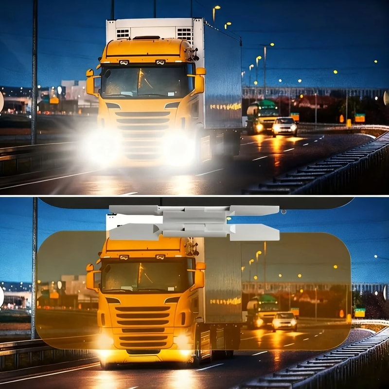 Day Night Car Sun Visor Extender With Anti Glare Visor Shield And UV Protection 1