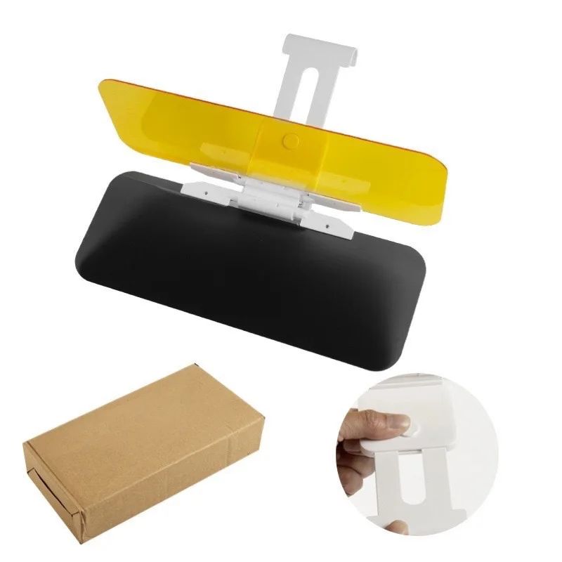 Day Night Car Sun Visor Extender With Anti Glare Visor Shield And UV Protection 4