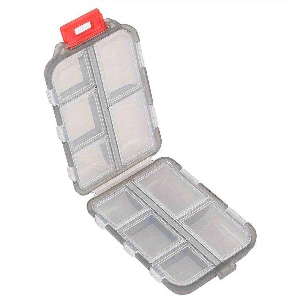 Tcare Travel Pill Organizer MoistureProof Pocket Portable Pill Box Vitamin Holder 4