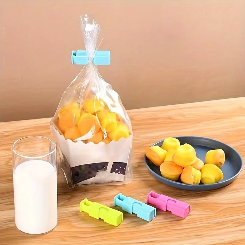 5Piece Airtight Bag Clips Set For Snacks Bread MoistureProof Chip Clips FreshKeeping Sealers 4