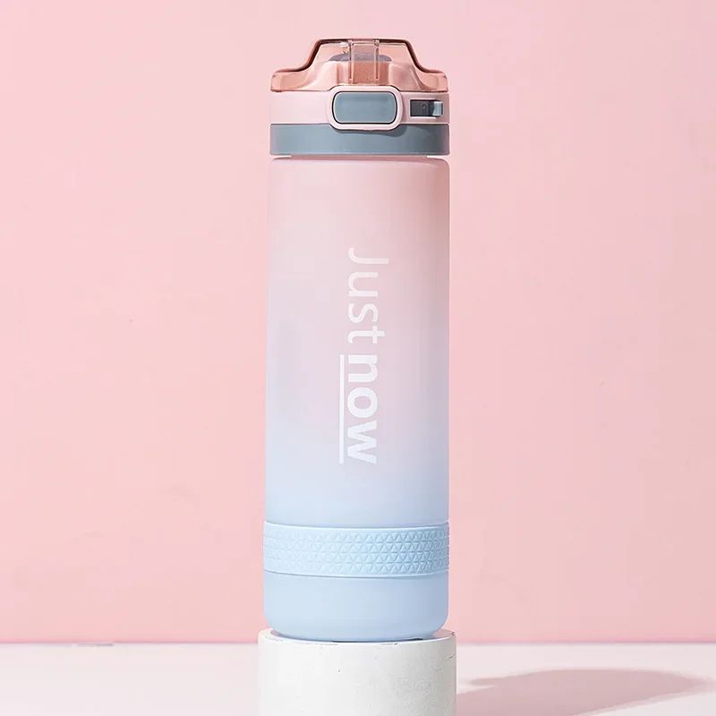 600ml Water Bottle Portable Sports Shaker Bottle Cute Plastic Drink Bottle For Kids And Teens 3