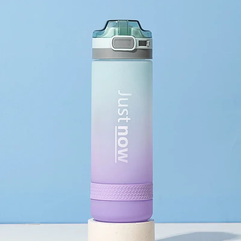 600ml Water Bottle Portable Sports Shaker Bottle Cute Plastic Drink Bottle For Kids And Teens 4