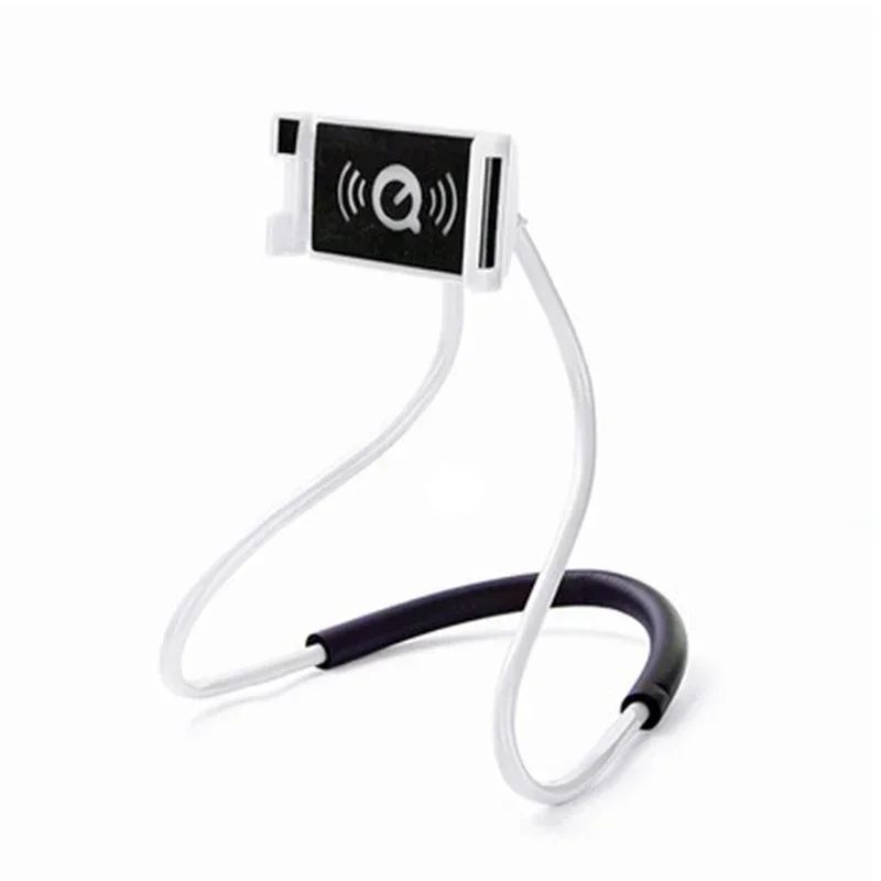 Adjustable Neck Phone Holder With 360 Rotation Extendable HandsFree Stand For Calls Streaming Self 9