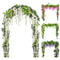708Inch Artificial Wisteria Garland Vine For Wedding Arches Gardens And Hanging Decor 0