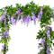 708Inch Artificial Wisteria Garland Vine For Wedding Arches Gardens And Hanging Decor 2