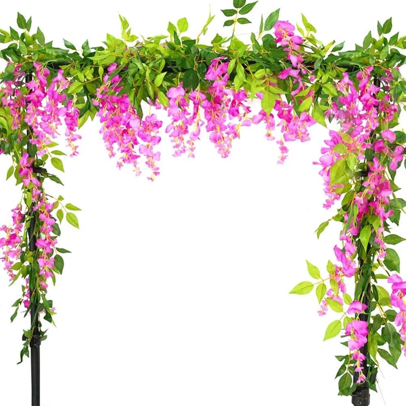 708Inch Artificial Wisteria Garland Vine For Wedding Arches Gardens And Hanging Decor 6