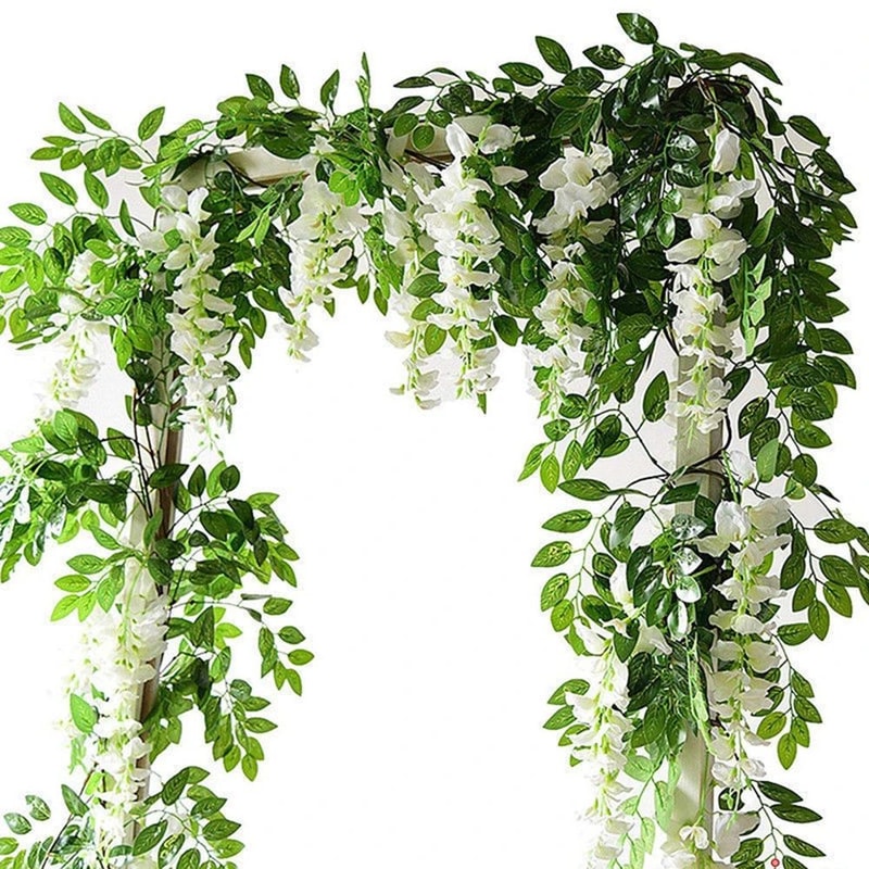 708Inch Artificial Wisteria Garland Vine For Wedding Arches Gardens And Hanging Decor 7