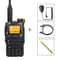 Quansheng UVK58 MultiBand TwoWay Radio With Air Band Receive DTMF Fast Frequency Scan 16