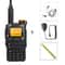 Quansheng UVK58 MultiBand TwoWay Radio With Air Band Receive DTMF Fast Frequency Scan 18