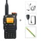 Quansheng UVK58 MultiBand TwoWay Radio With Air Band Receive DTMF Fast Frequency Scan 18