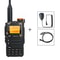 Quansheng UVK58 MultiBand TwoWay Radio With Air Band Receive DTMF Fast Frequency Scan 20