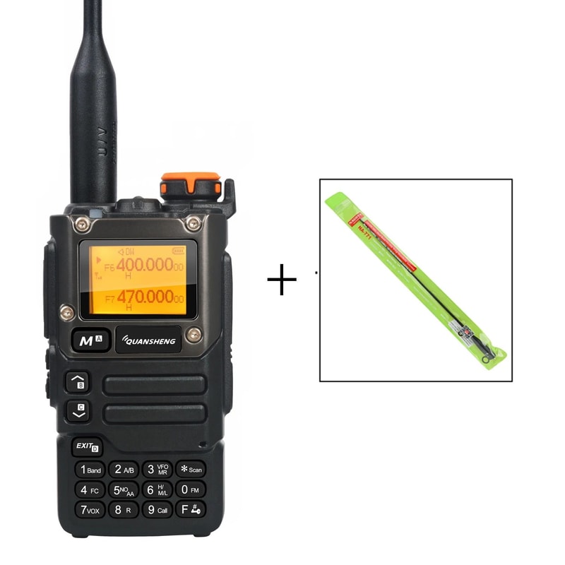 Quansheng UVK58 MultiBand TwoWay Radio With Air Band Receive DTMF Fast Frequency Scan 8