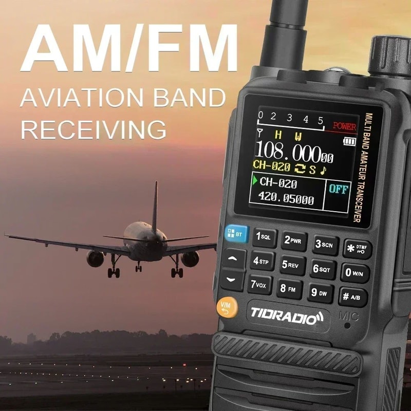 TIDRADIO TDH3 Wireless Programming Radio With Dual PTT And USBC Charging 3