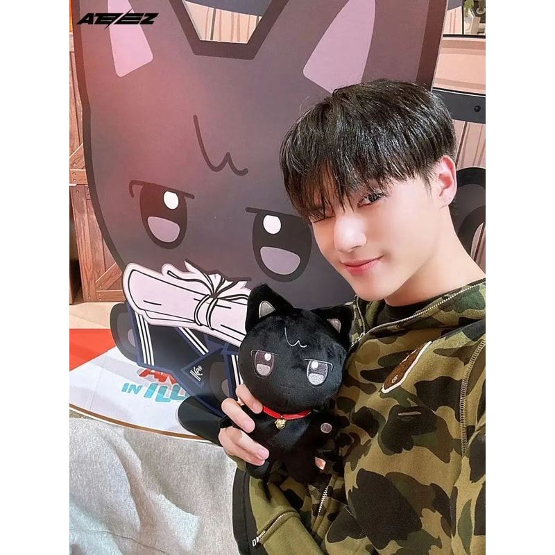 Aniteez Plush Doll ATEEZ Plush Keychain Kawaii Stuffed Animal Room Decor Collectible 15