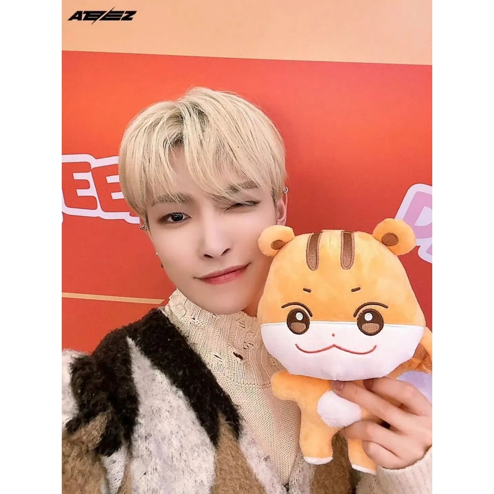 Aniteez Plush Doll ATEEZ Plush Keychain Kawaii Stuffed Animal Room Decor Collectible 13