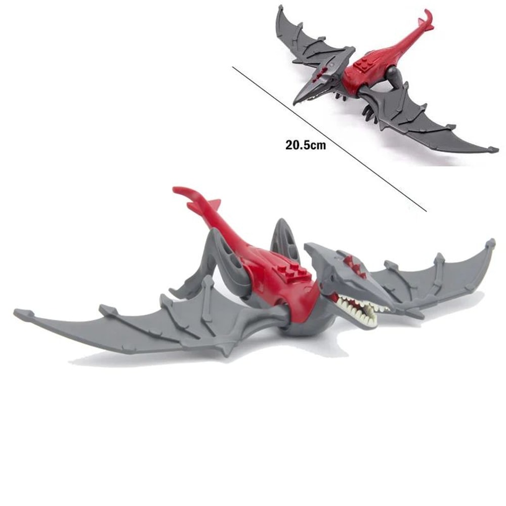 Jurassic Dino Park Dinosaur Building Blocks Set Large TRex Velociraptor Triceratops Brick Figures 13