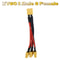 XT60 Parallel Battery Connector 3Way Y Splitter Cable With 14AWG Silicone Wire MaleFemale 13
