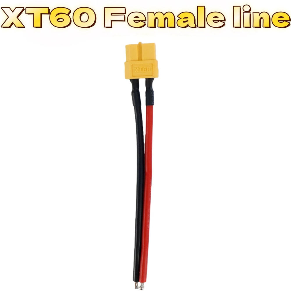 XT60 Parallel Battery Connector 3Way Y Splitter Cable With 14AWG Silicone Wire MaleFemale 14
