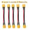 XT60 Parallel Battery Connector 3Way Y Splitter Cable With 14AWG Silicone Wire MaleFemale 4