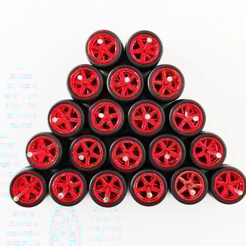 164 Model Car Wheels And Removable Rubber Tires Set For Hot Wheels And Matchbox Customs 112mm 10 Se 10