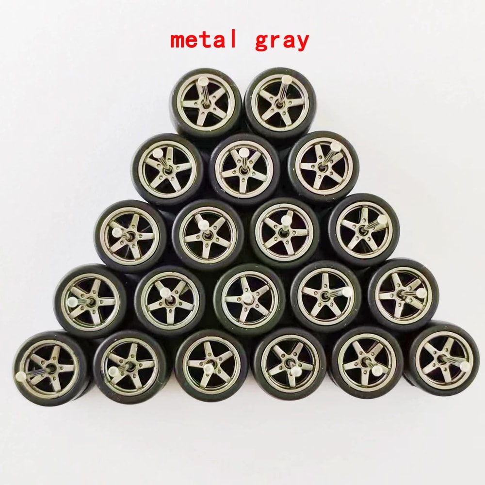 164 Model Car Wheels And Removable Rubber Tires Set For Hot Wheels And Matchbox Customs 112mm 10 Se 11