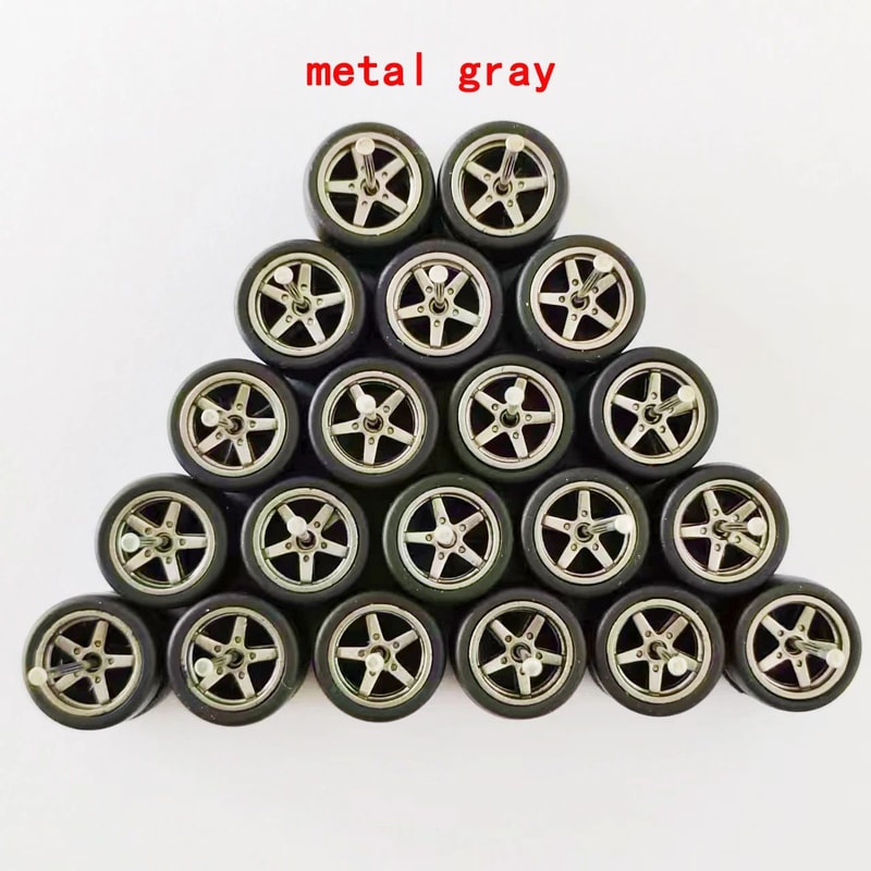 164 Model Car Wheels And Removable Rubber Tires Set For Hot Wheels And Matchbox Customs 112mm 10 Se 11