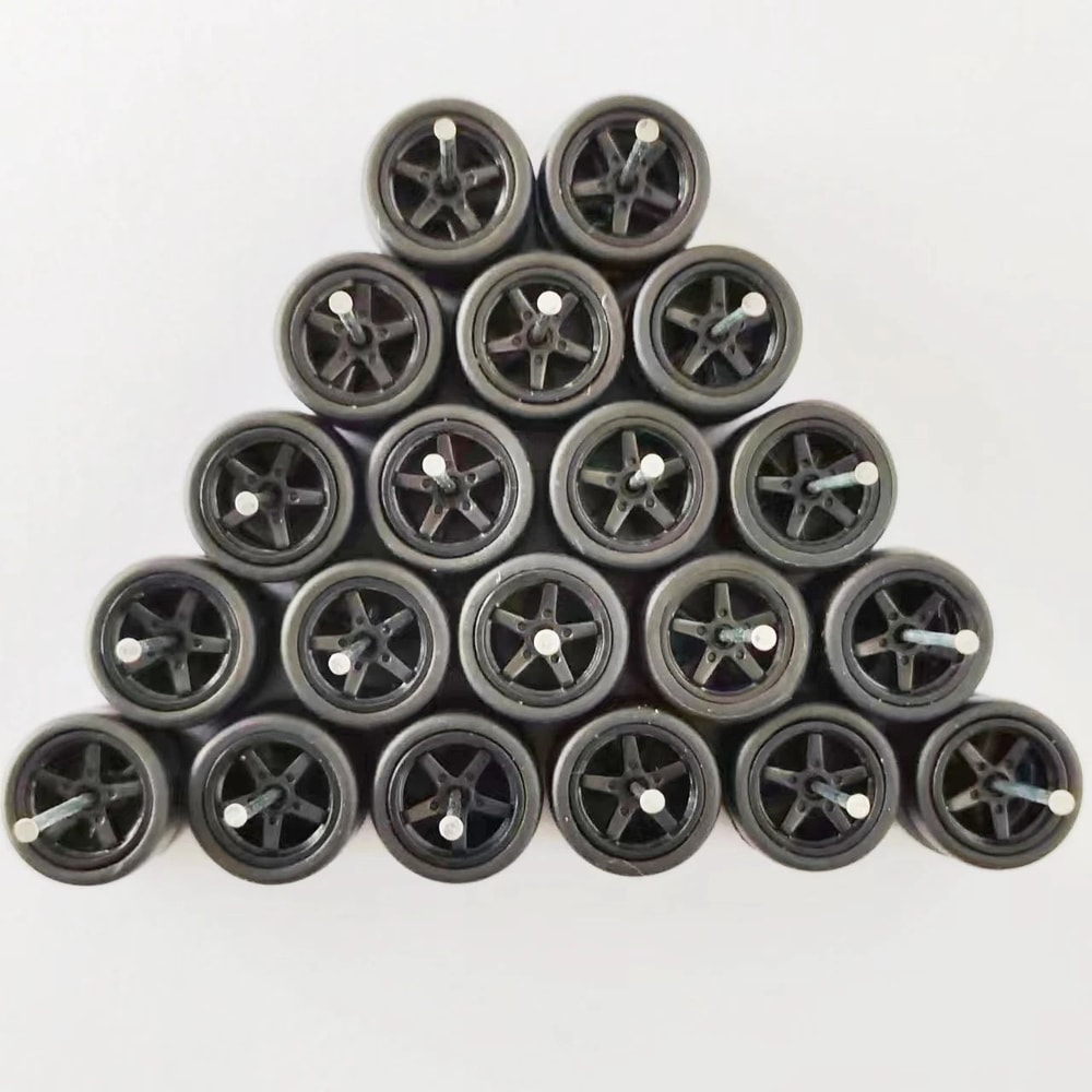 164 Model Car Wheels And Removable Rubber Tires Set For Hot Wheels And Matchbox Customs 112mm 10 Se 5