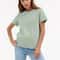 Bornladies 230g Heavyweight Cotton Tee For Women Loose Fit Solid Summer Top 8