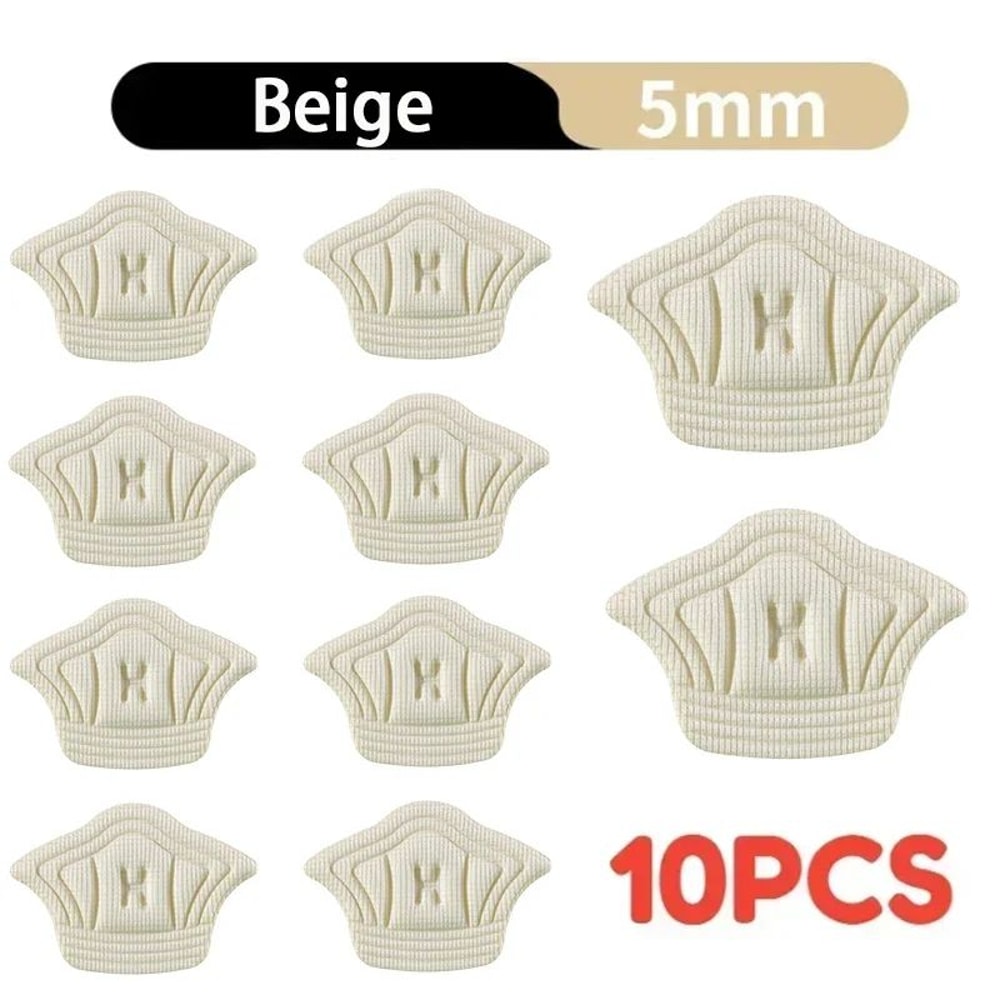 Adjustable Heel Pads For Shoes Cushioned Shoe Heel Grips 5Pair Set 16