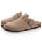 Comwarm Suede Clogs With Cork Footbed ArchSupport Mules For Indoor Outdoor Comfort 0