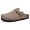 Comwarm Suede Clogs With Cork Footbed ArchSupport Mules For Indoor Outdoor Comfort 14