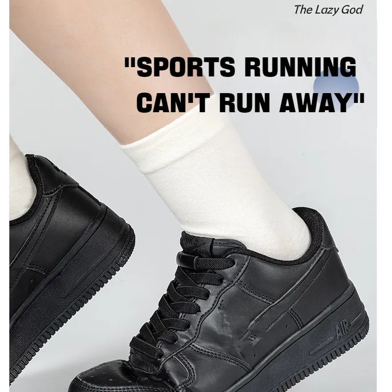 Magnetic Lock NoTie Shoelaces Flat Elastic Shoelaces For Sneakers Boots 1 Pair 2